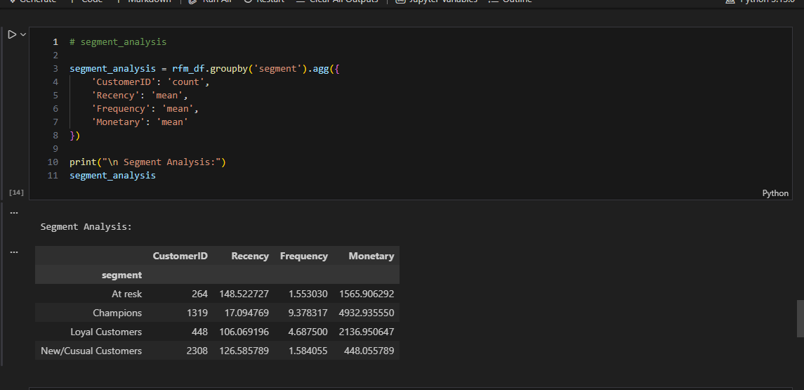 Segment Analysis Code